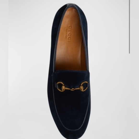 Gucci Women's Gucci Jordaan Suede Loafer - Picture 13 of 15